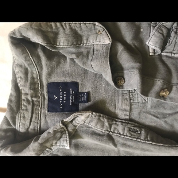American Eagle Button Down Long Sleeve - Picture 3 of 4